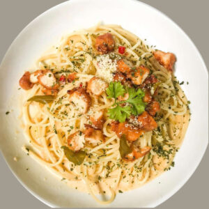 Buttermilk Chicken Spaghetti