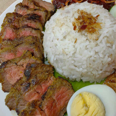 Australian Striploin Nasi Lemak