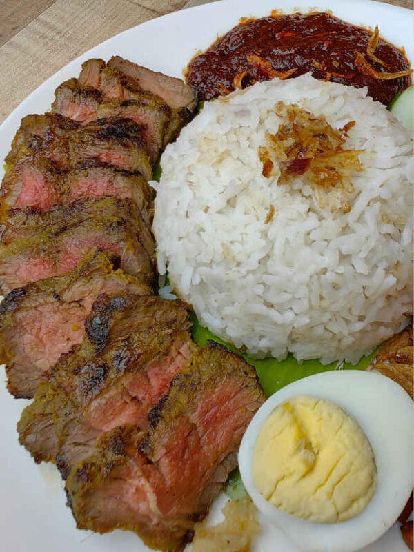 Australian Striploin Nasi Lemak