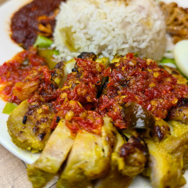 nasi lemak temura chicken 2