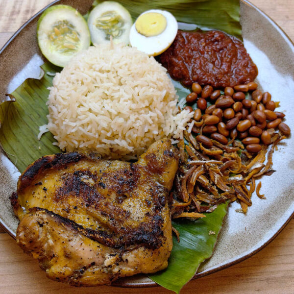 Nasi Lemak Grilled Chicken