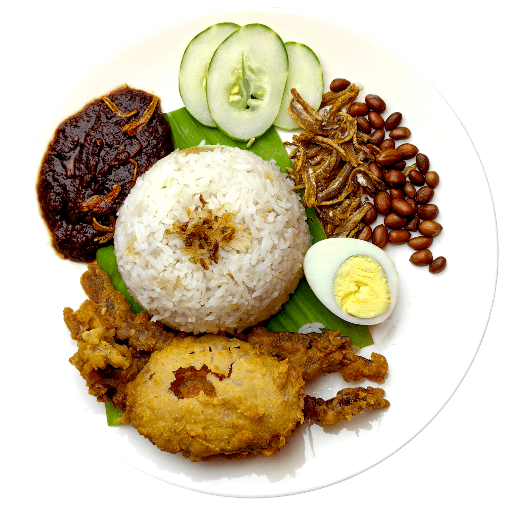 Nasi Lemak Soft-Shell Crab