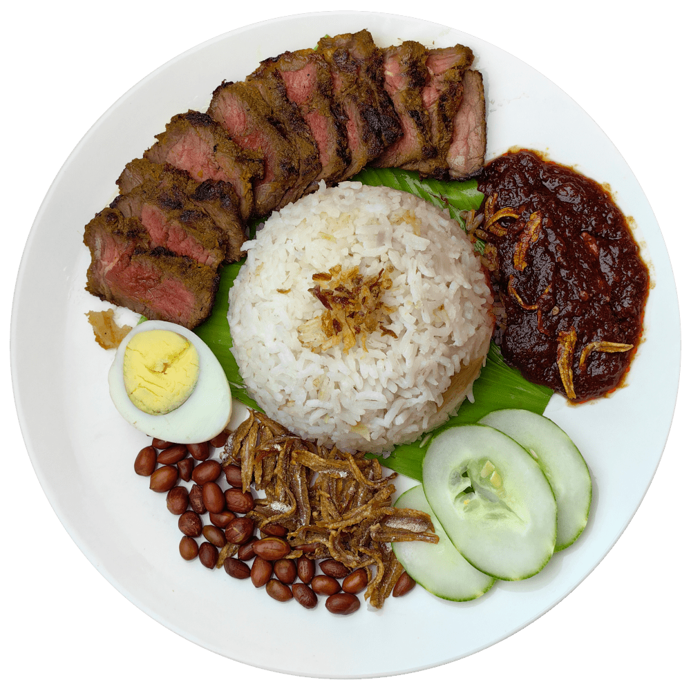 Striploin Nasi Lemak