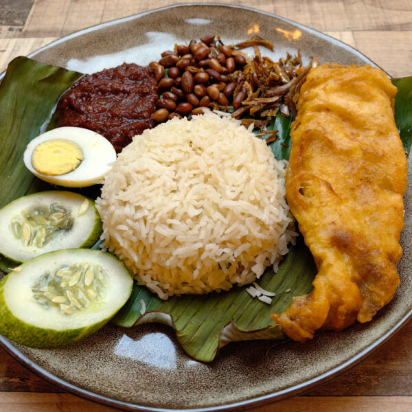 Nasi Lemak Fish Fillet